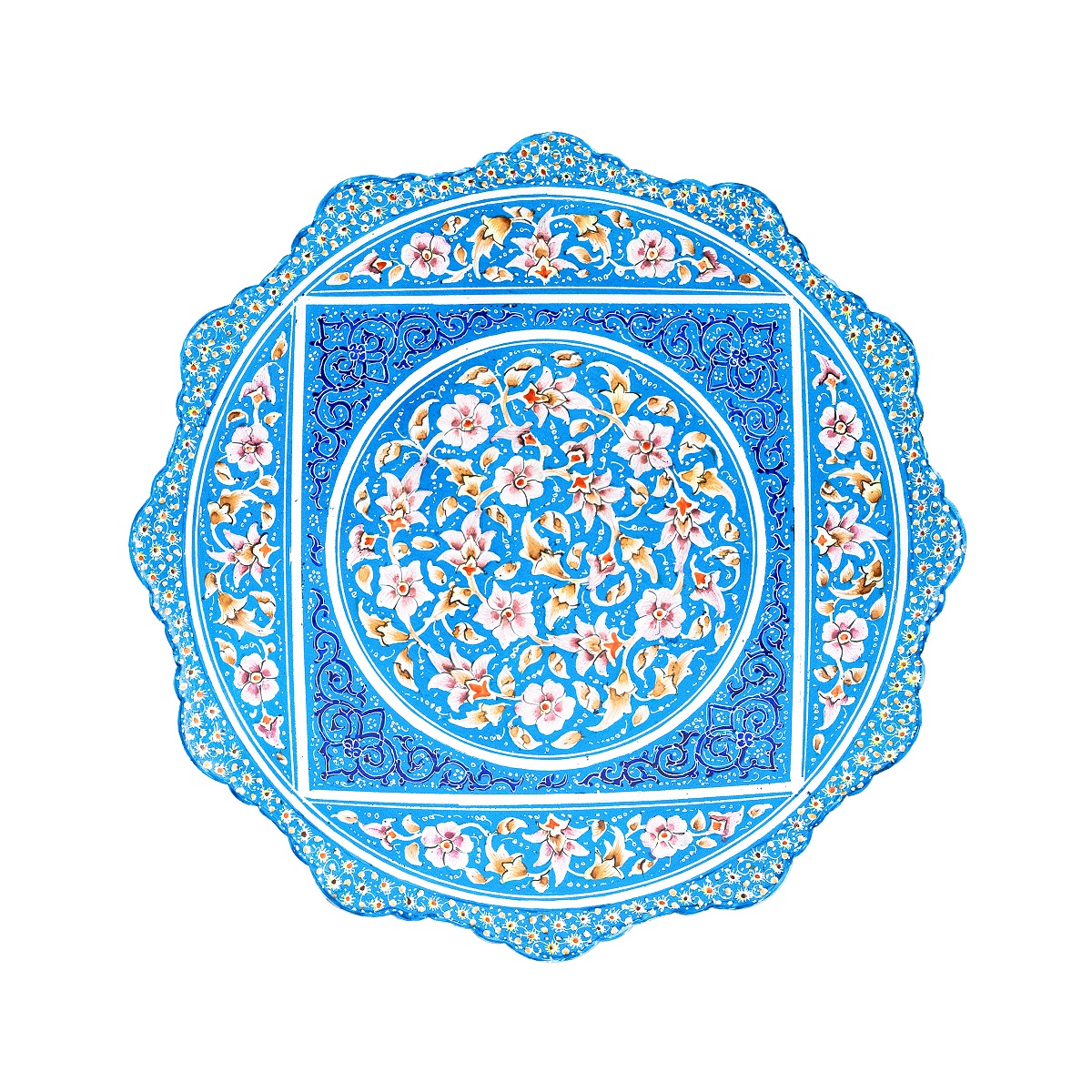Enamel Handicraft Copper dish code 268010,handicrafts plates,hand plate,but handicrafts,buy enamel dish