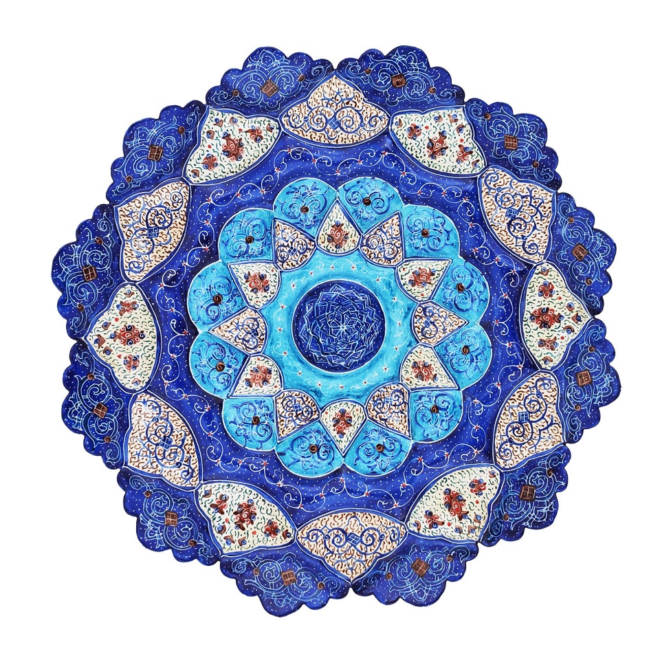 Enamel Handicraft Copper dish code B25-s32,price of enamel plate,prices of enamel jar,prices of enamel pot,shop enamel, shopping enamel