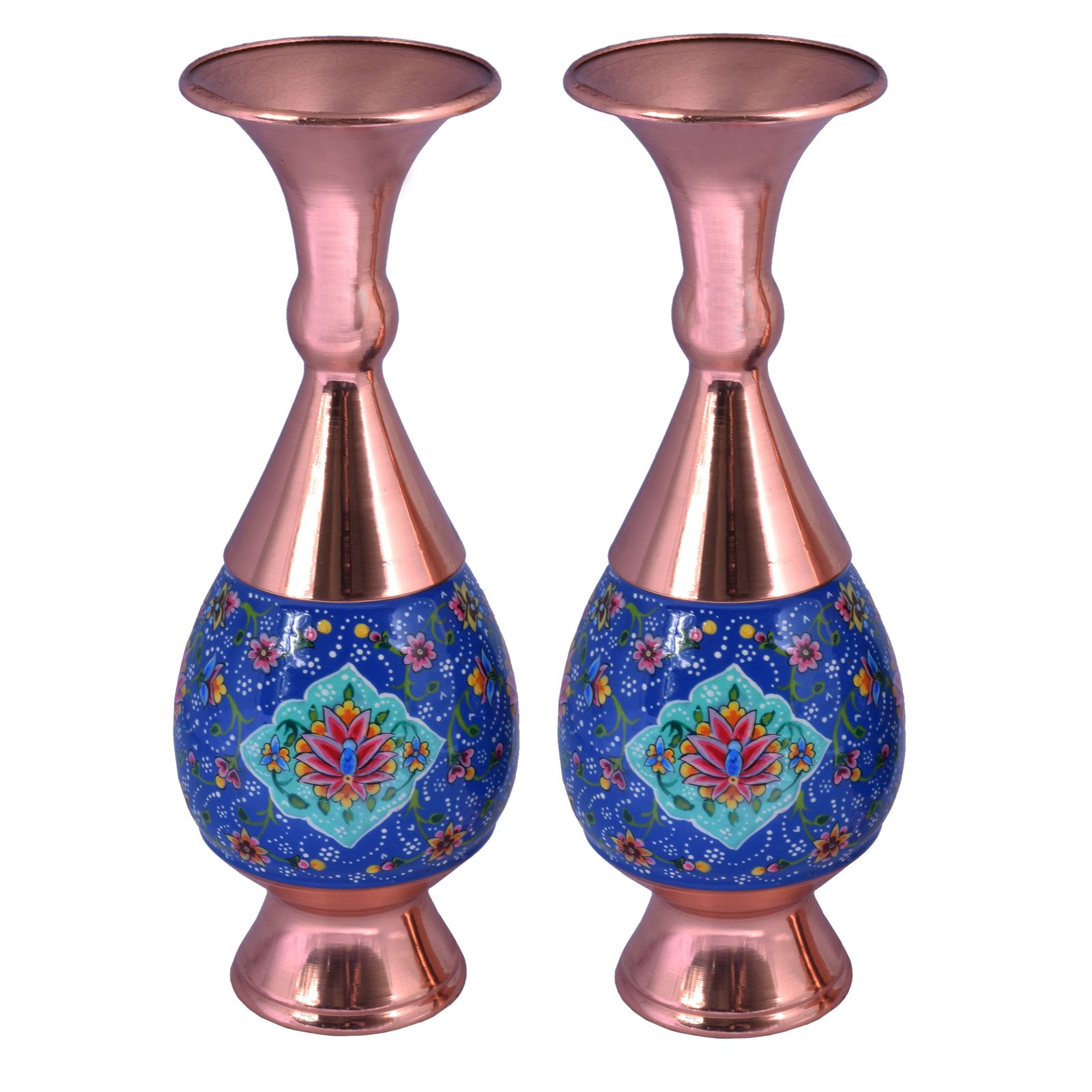 Enamel Handicraft Copper pot code 040002 collection 2 pcs,prices of enamel jar,prices of enamel pot,shop enamel, shopping enamel