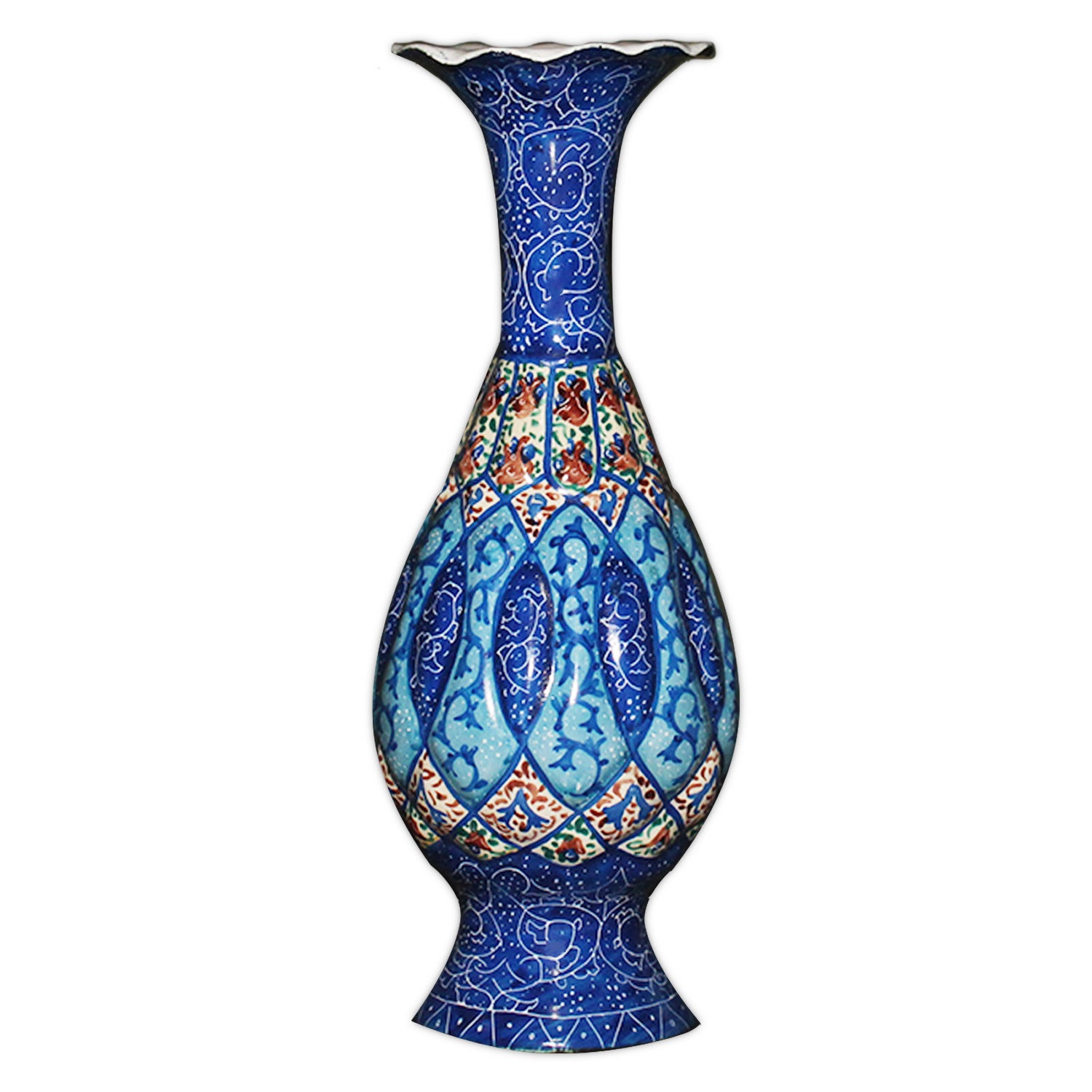 Enamel Handicraft Copper pot code TC31 ,handgefertigte Emaille,blaue Emaille handgefertigt,traditionelle Emaille handgefertigt,handgefertigte Emaille