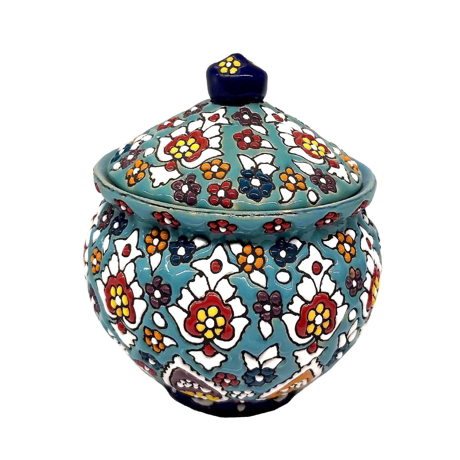 Enamel Handicraft Pottery Container Code 652, preț smalț, magazin smalț handmade, magazin smalț