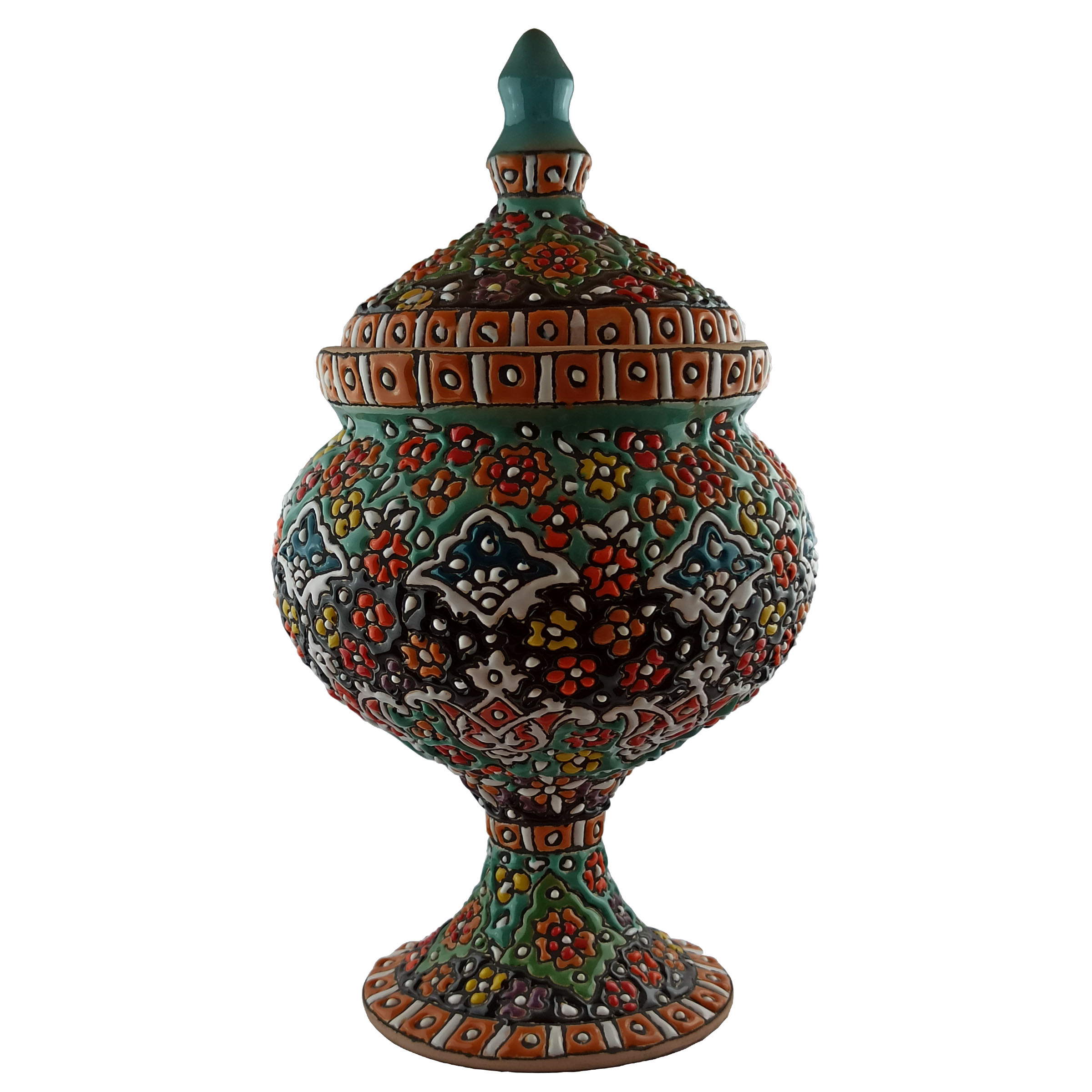 Enamel Handicraft Pottery Container Model K1, émail artisanal, émail bleu, artisanat, plats artisanaux