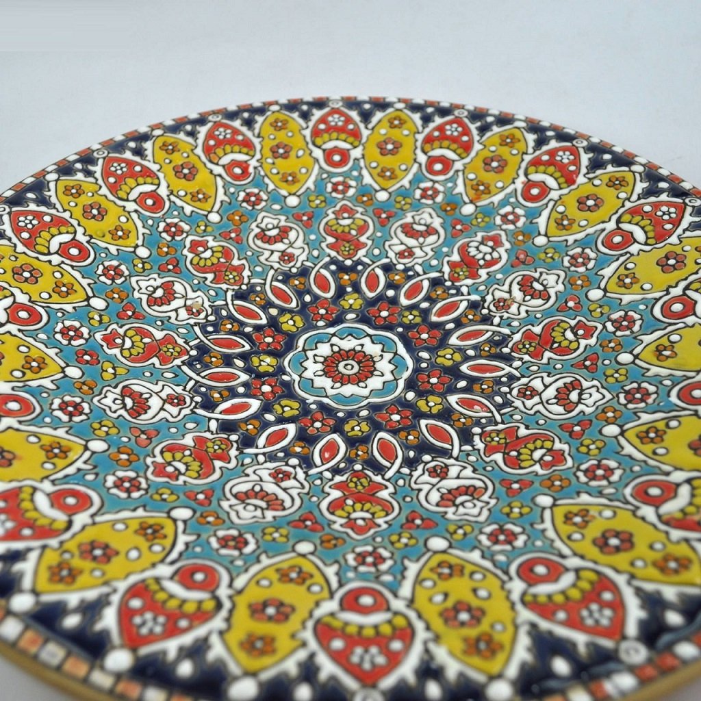 Enamel Handicraft Pottery dish code 1230024,handicrafts dishes,dish handicraft,handicraft pots