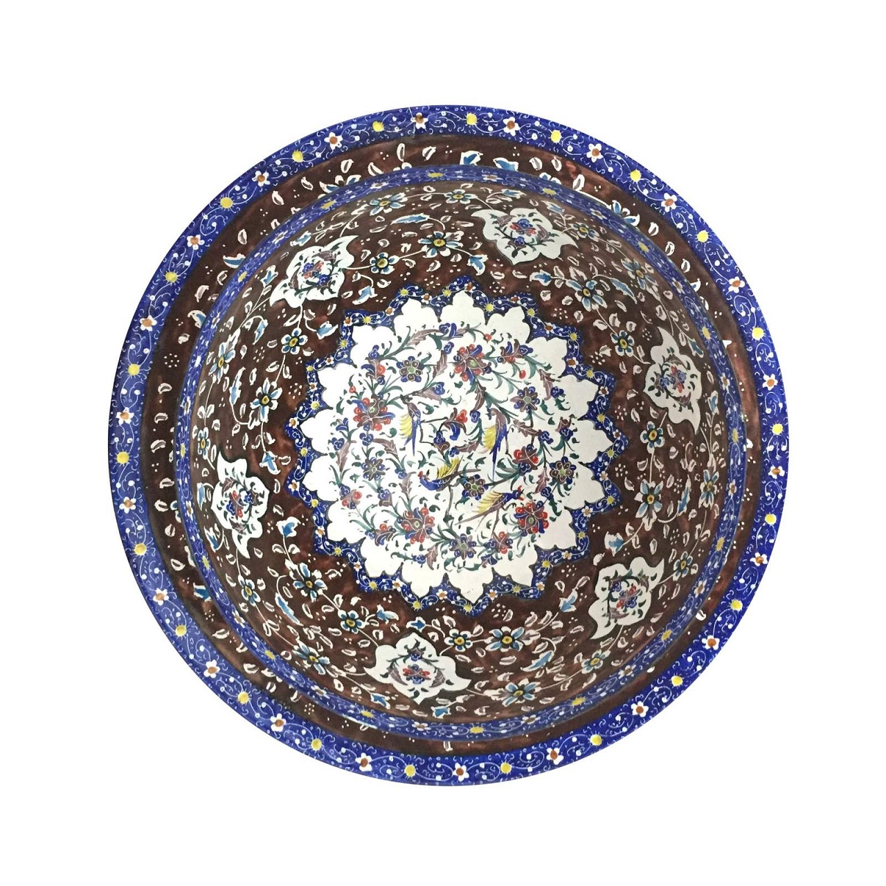 Enamel Handicraft copper dish and bowl model khataei code 20gl, цена эмали, магазин эмали ручной работы, магазин эмали