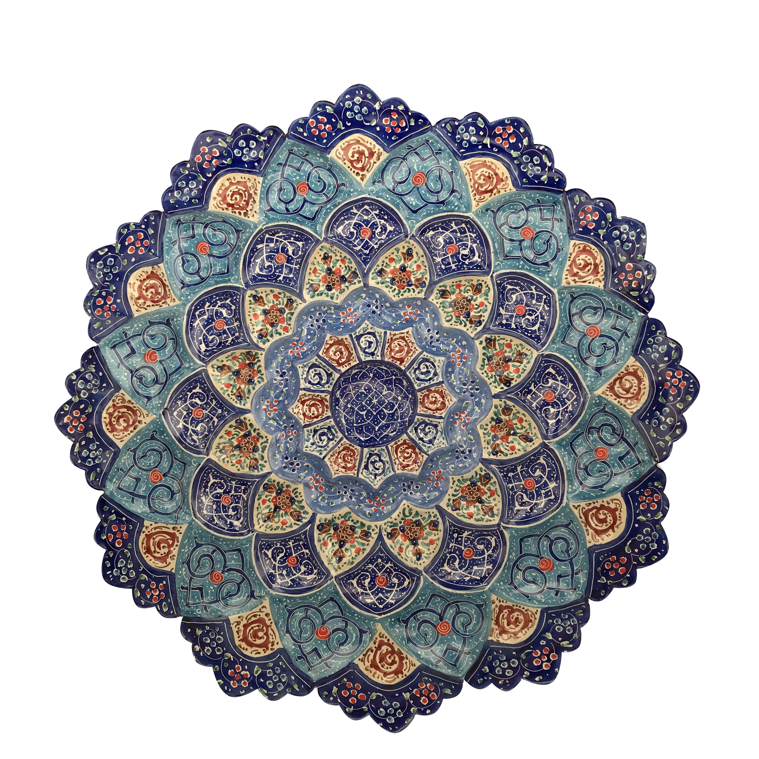 Enamel Handicraft copper dish model eslimi code G102, mavi emaye, əl işləri, əl işləri qabları