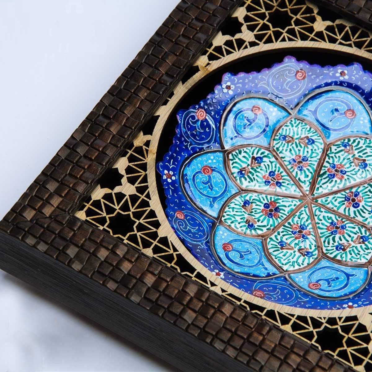 Enamel Handicraft dish frame code 1237,price of enamel,enamel price,handmade enamel shop