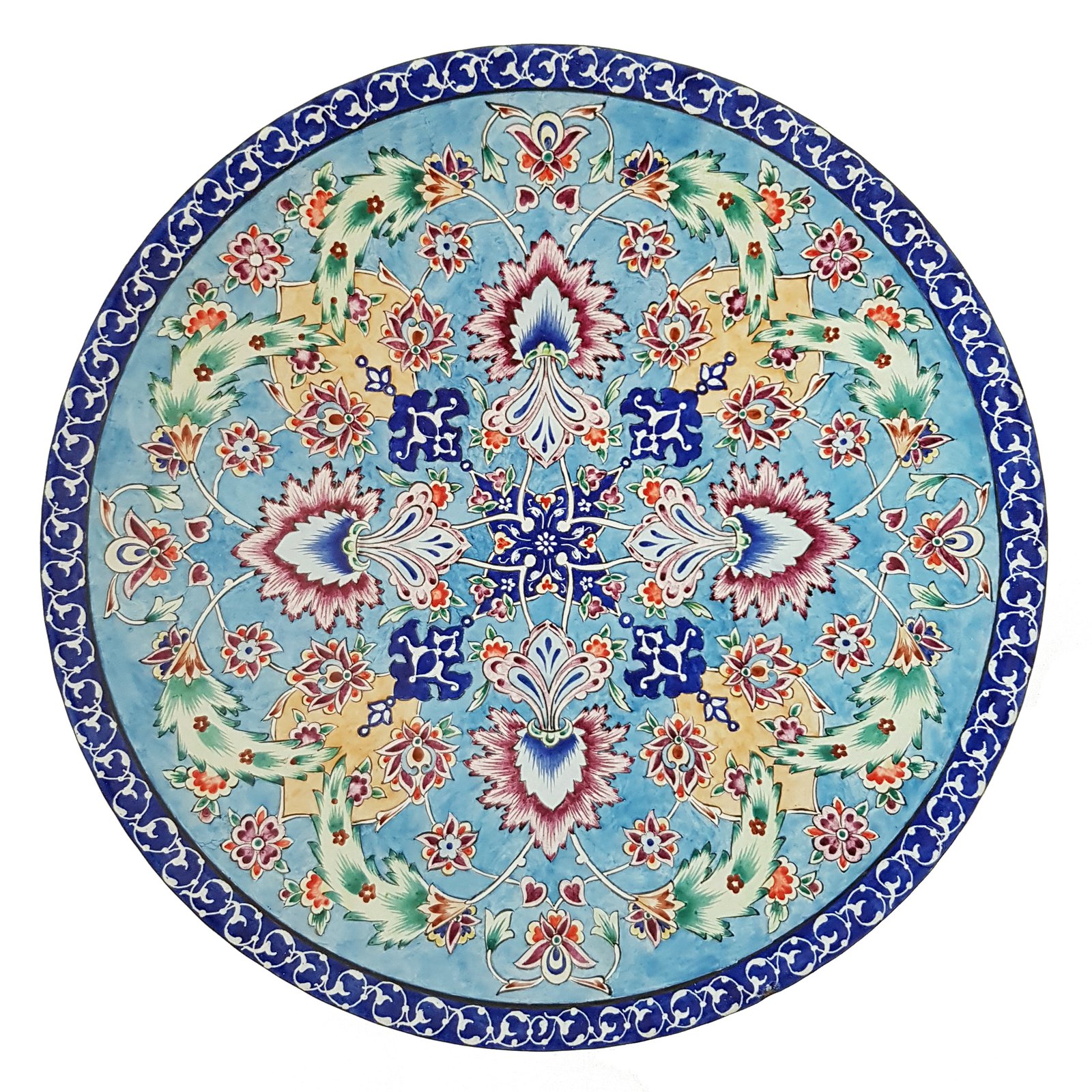 Enamel Handicraft dish model Mahan code 1010, poitean obair-làimhe, lannan obair-làimhe, truinnsear làimhe, ach obair-làimhe