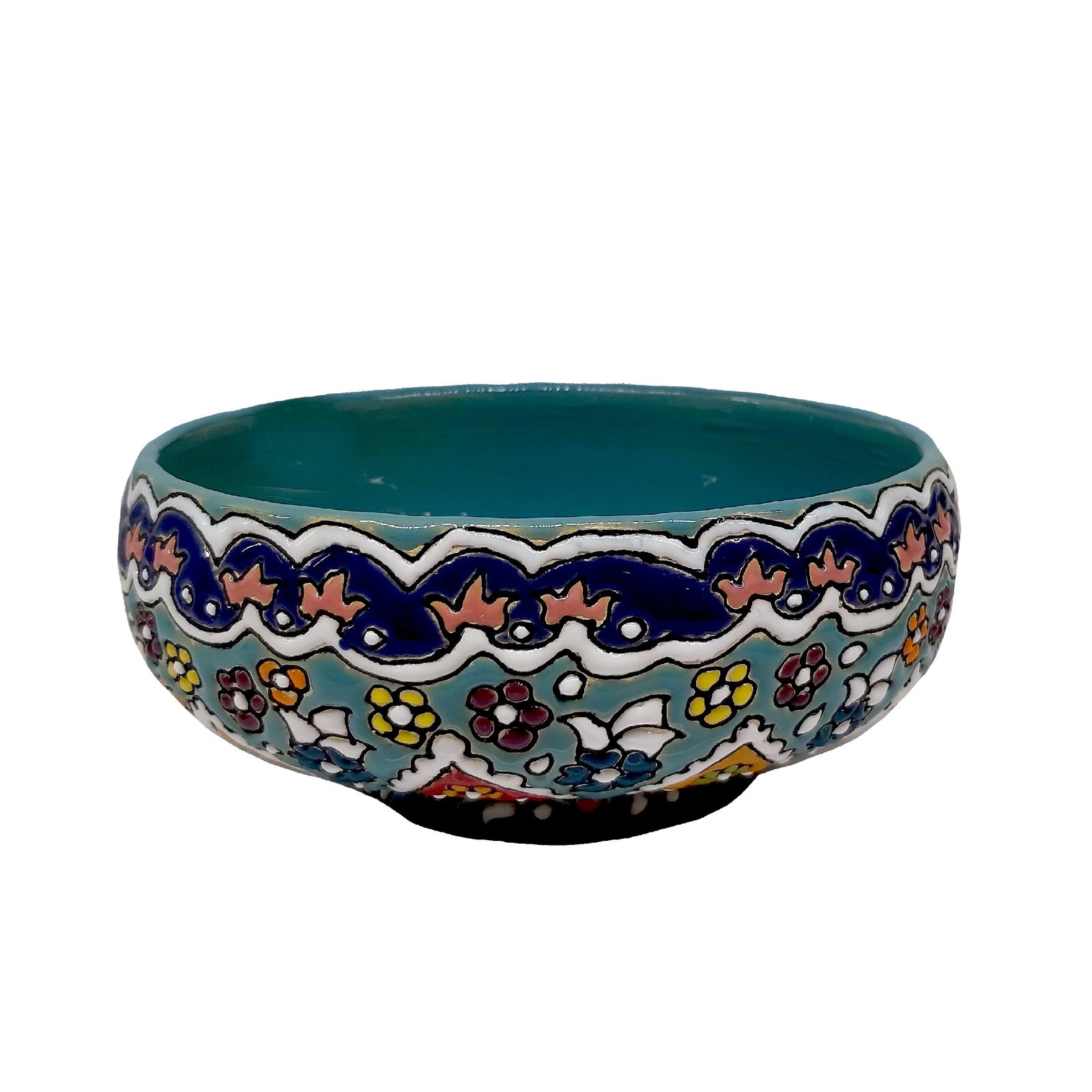 Enamel Handicraft pottery bowl Model rbc Code 69, artisanat plat, pots artisanaux, assiettes artisanales