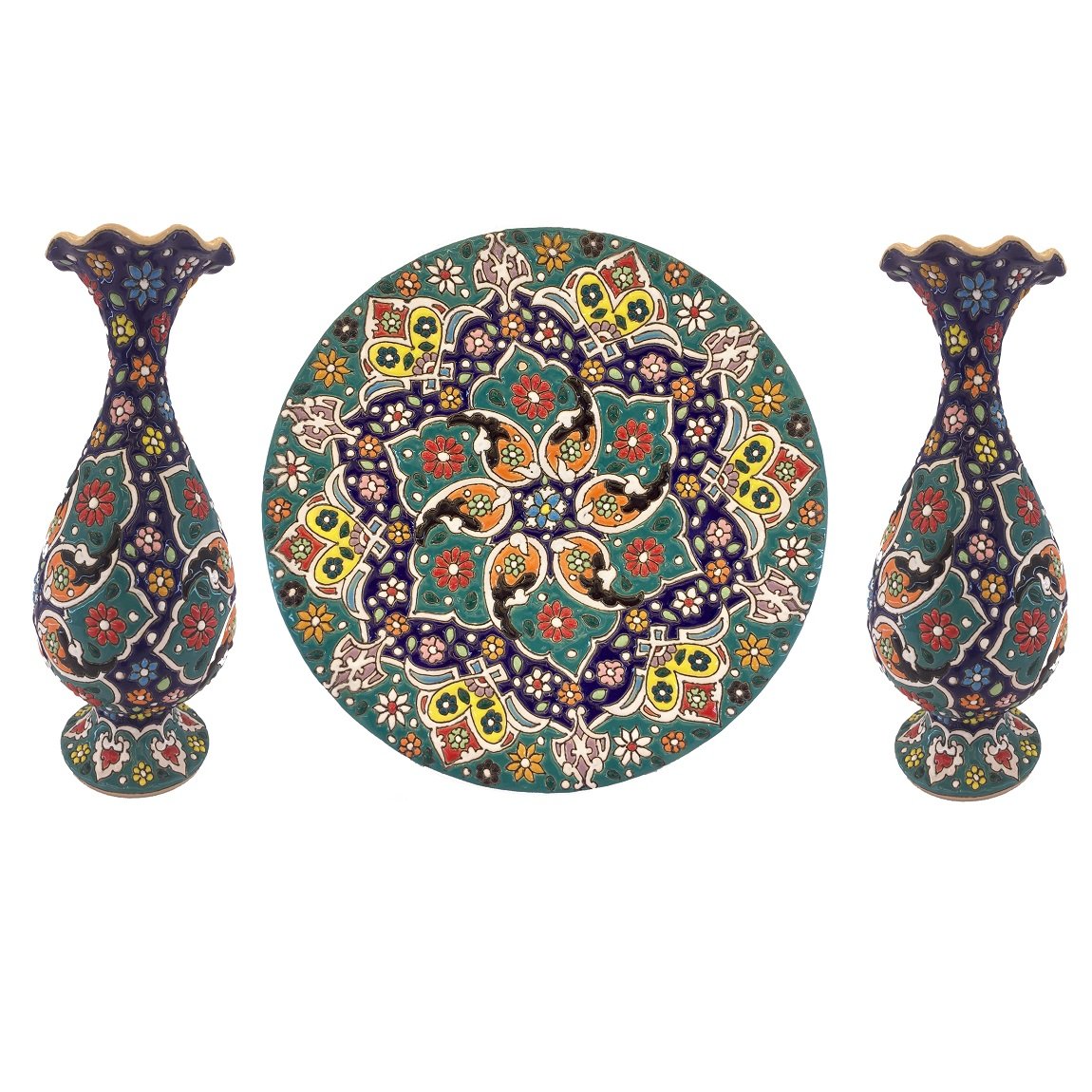 Enamel Handicraft pottery dish and pot code zmn21050,handicraft pots,handicrafts plates,hand plate,but handicrafts