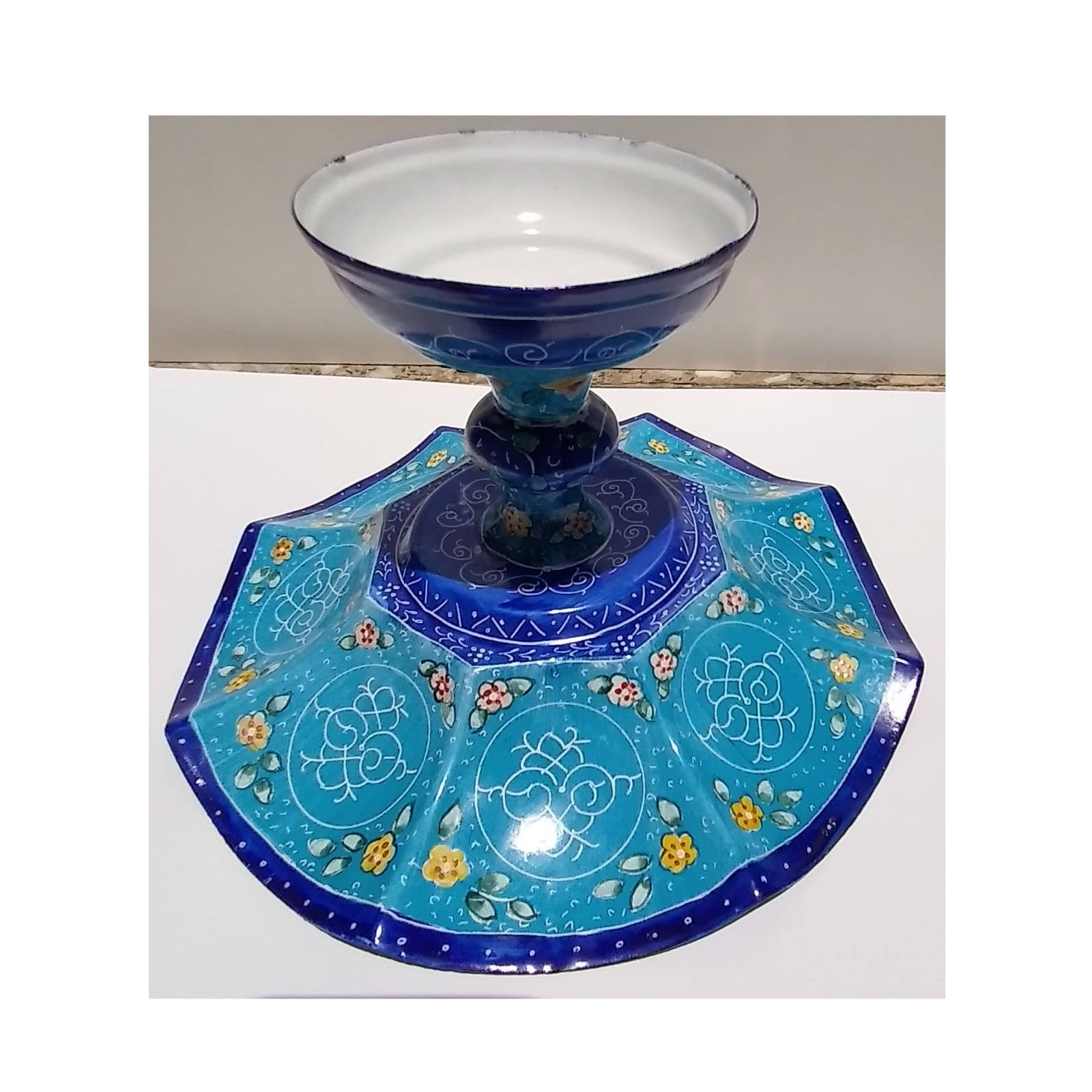 Enamel Handicraft copper dish model pardaz code 342,handmade dish,handmade plate,handmade pots