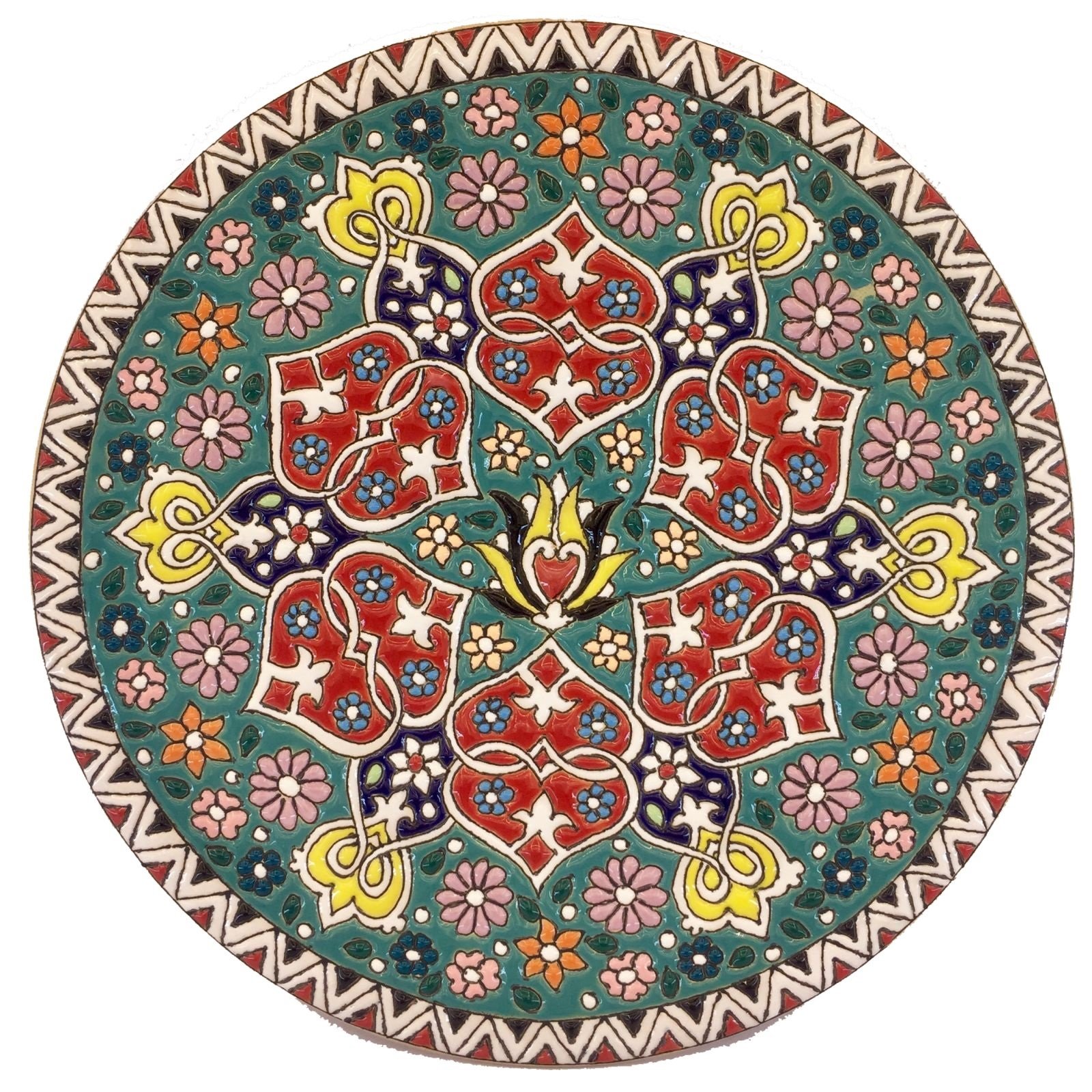 Enamel Handicraft pottery dish and pot code zmn21059,handmade plate,handmade enamel
