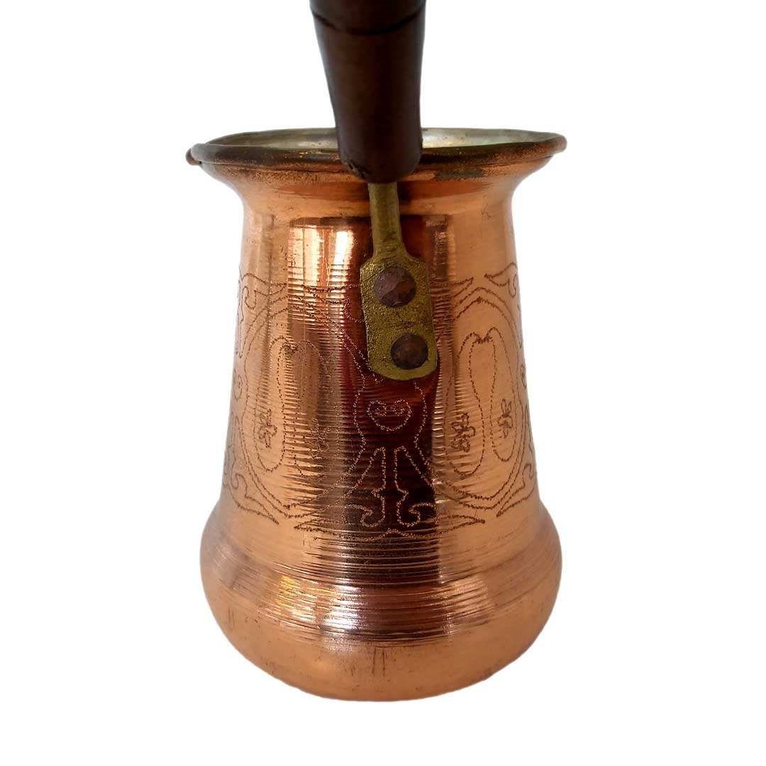 Handicraft Copper Coffeepot Code 2222, preço de artesanato de cobre, preço de cobre feito à mão, preço de vidro de cobre