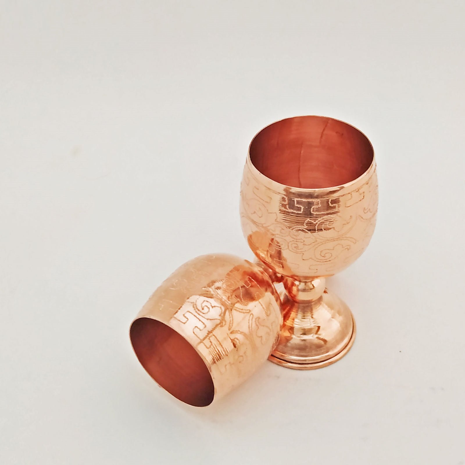 Handicraft Copper Cup engraving model set 4 pcs,구리 수공예품 구입,구리 가격,구리 접시 가격