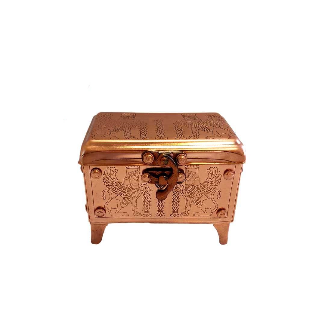 Handicraft Copper Jewelry box Model Qarun Code 2,buy copper goods,buy copper handicrafts,price copper