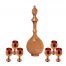 Handicraft Copper Pitcher and cup code 150 set 7 pcs,구리 수공예품 구입,구리 수공예품 구입,구리 제품 구입