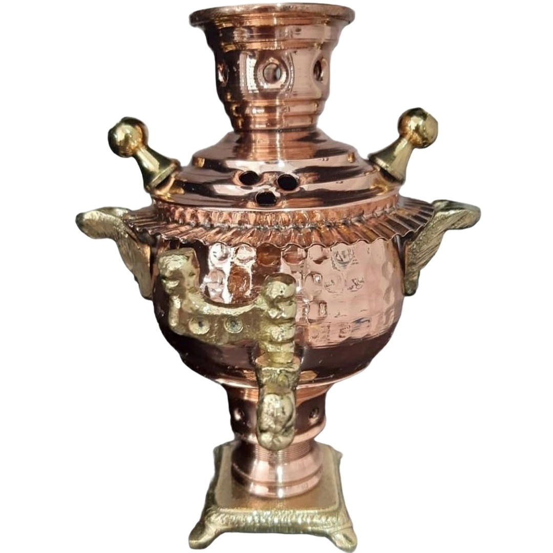 Handicraft Copper Samovar Code S1, priset på koppar glasess, pris av kopparsked, pris på koppargryta