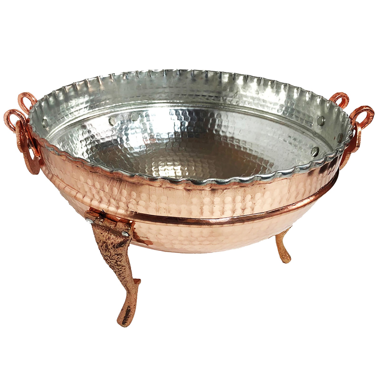 Handicraft Copper bowl Long base model code MIB101,buy copper handmades,buy copper handicrafts,buy copper goods