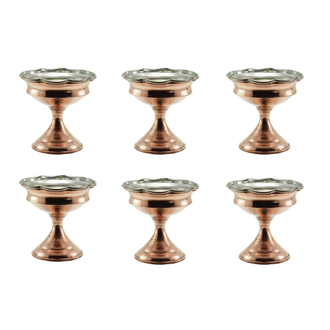 Handicraft Copper bowl Model PayehDar code A10 set 6 pcs, artesanato cobre, cobre artesanal, cobre feito à mão