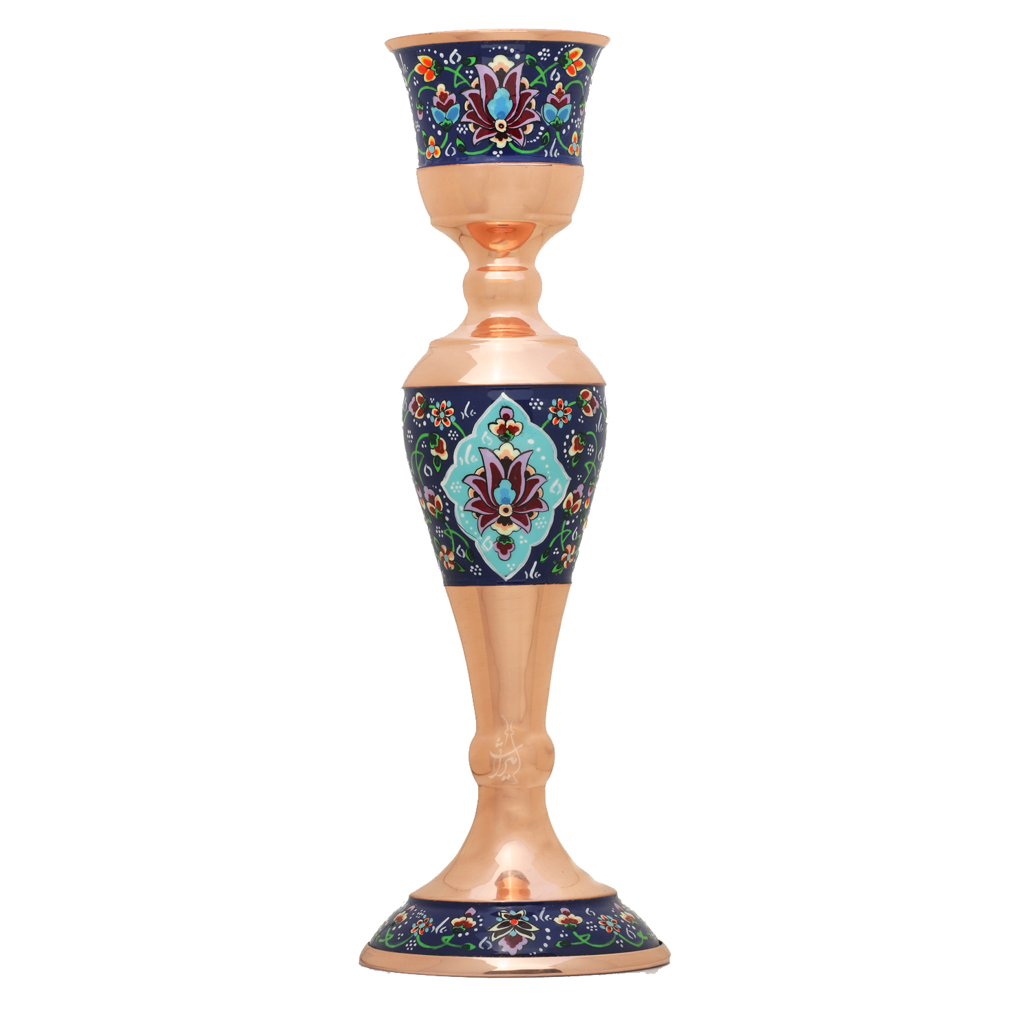 Handicraft Copper candlestick model pardaz code mp245, koper ontwerp, koper versiering, koper handgemaakte