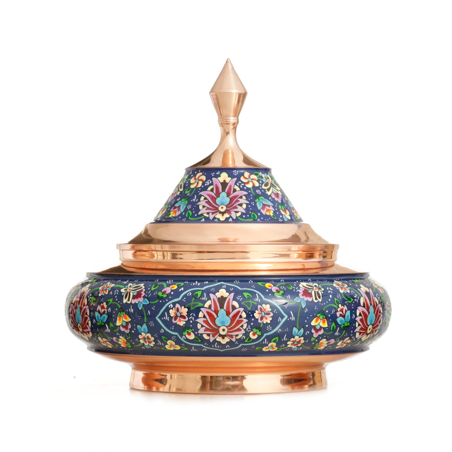 Handicraft Copper container model pardaz code MP064,buy copper handicrafts,price copper,price of copper dishes