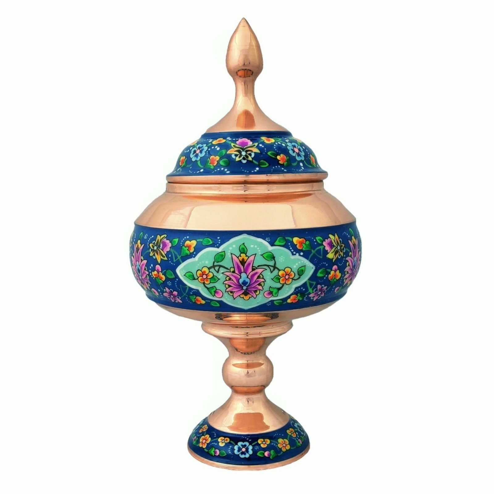 Handicraft Copper container model pardaz code ps25,copper,copper metal,copper persian,persian handicrafts copper