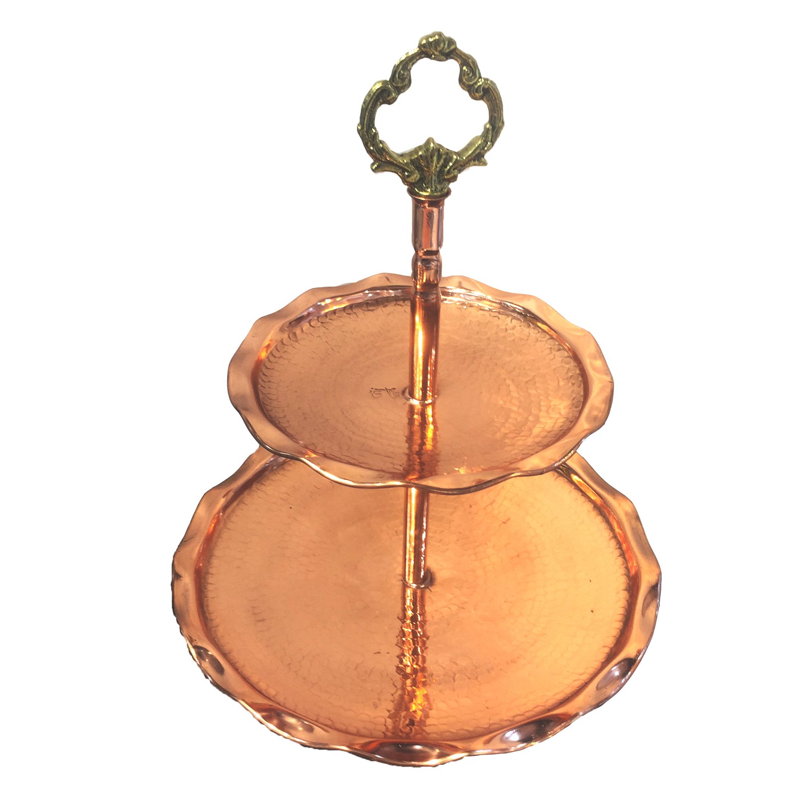 Handicraft Copper dish code M2,銅デザイン,銅装飾