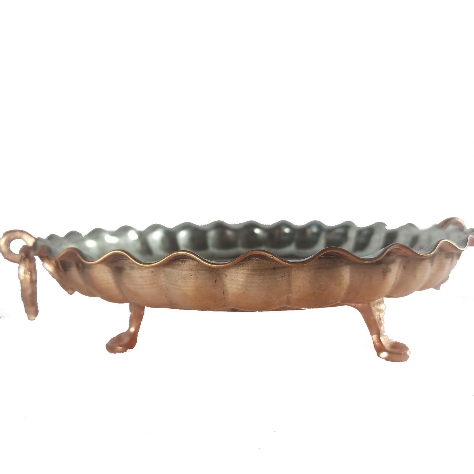 Handicraft Copper dish model with handle and base code sp02, Kupferhandgemachter Preis, persische Kupferwaren, Kupferwaren