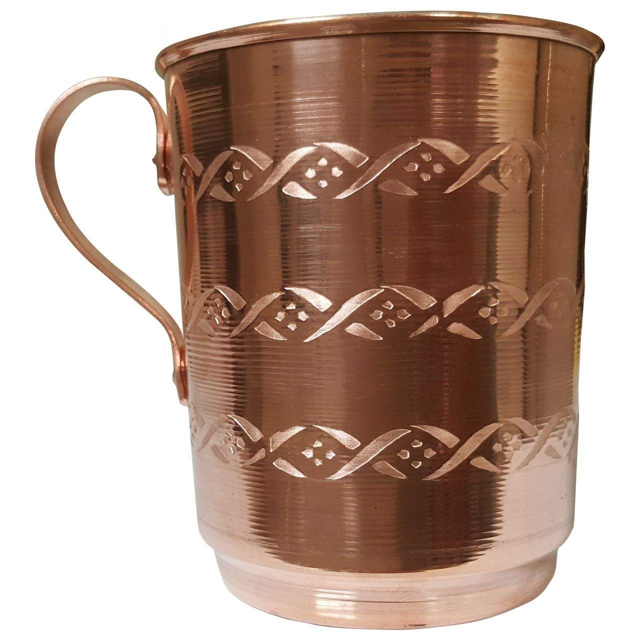 Handicraft Copper glass model rasteh code ZH124, productos de cobre, precio de productos de cobre, productos de cobre hechos a mano, material de cobre