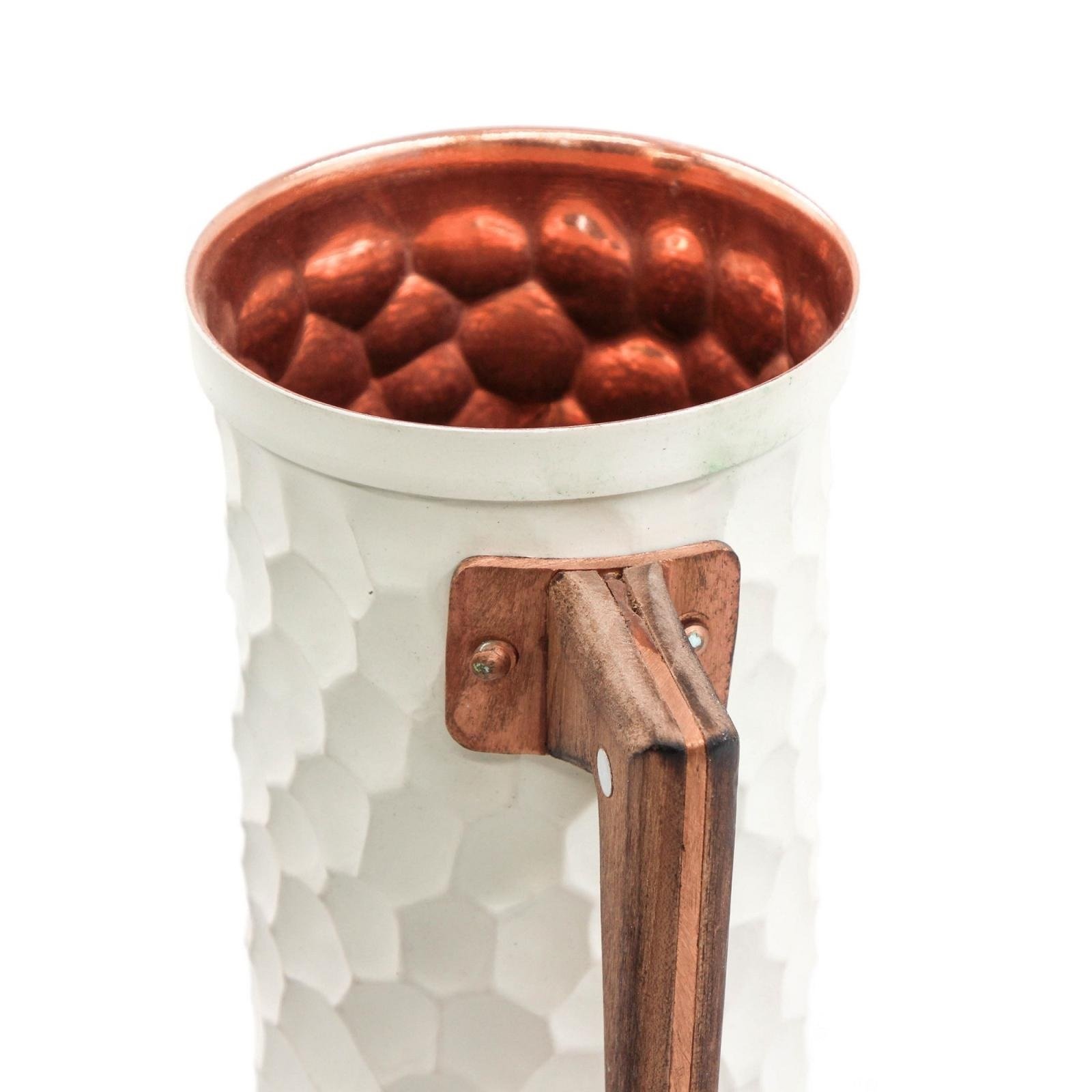 Handicraft Copper jug ​​Modern design hammer cylinder model code ma-111, bule de cobre, design de cobre, decoração de cobre