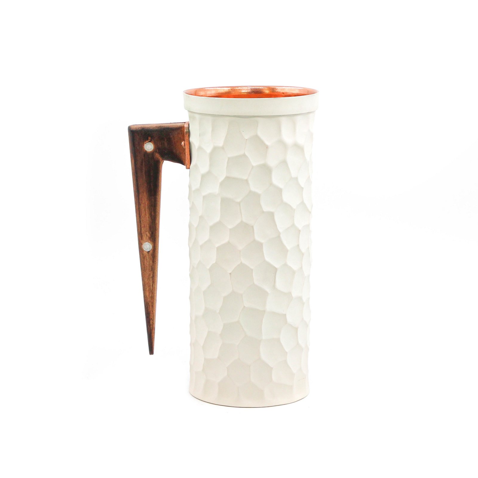 Handicraft Copper jug ​​Modern design hammer cylinder model code ma-111, bule de cobre, design de cobre, decoração de cobre