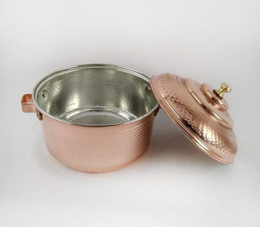Handicraft Copper stock pot Code 9013 Size 2,copper handmade,copper dishes,copper pot,copper glass