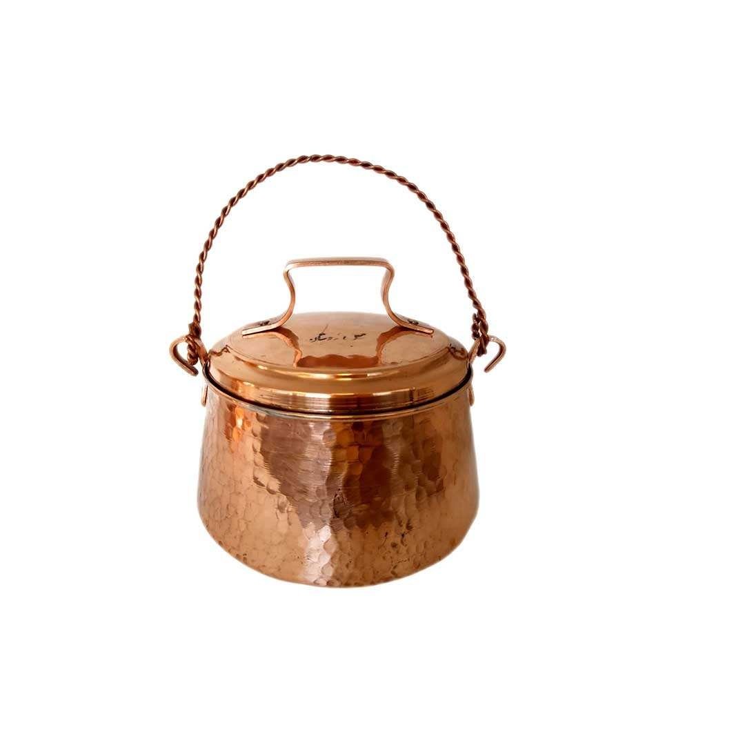 Handicraft Copper stock pot Daisy model code 101010,price of copper dishes,price of copper handicrafts,price of copper handmade