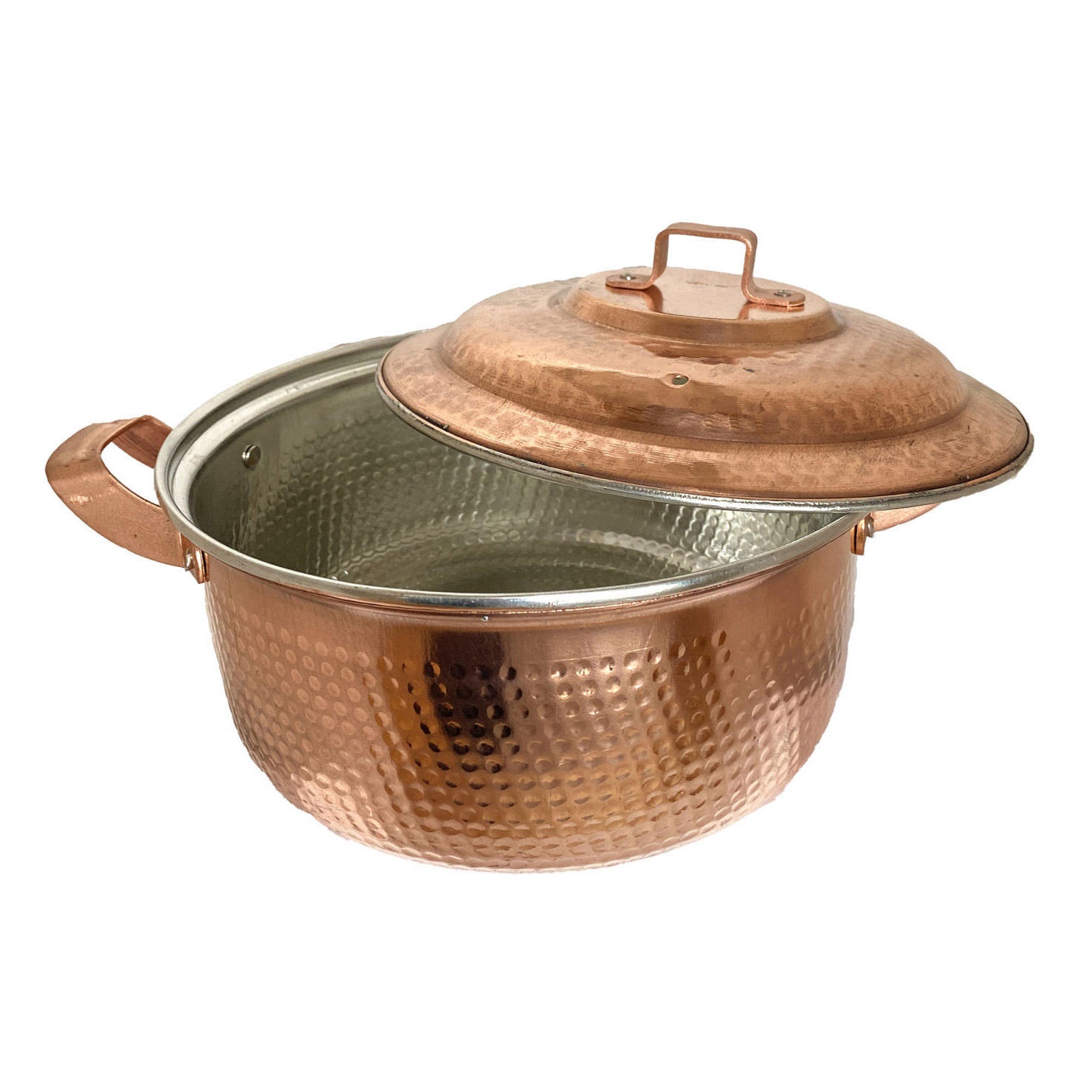 Handicraft Copper stock pot code T121 set 5 pcs,copper pot price,copper spoon price,copper glasess price
