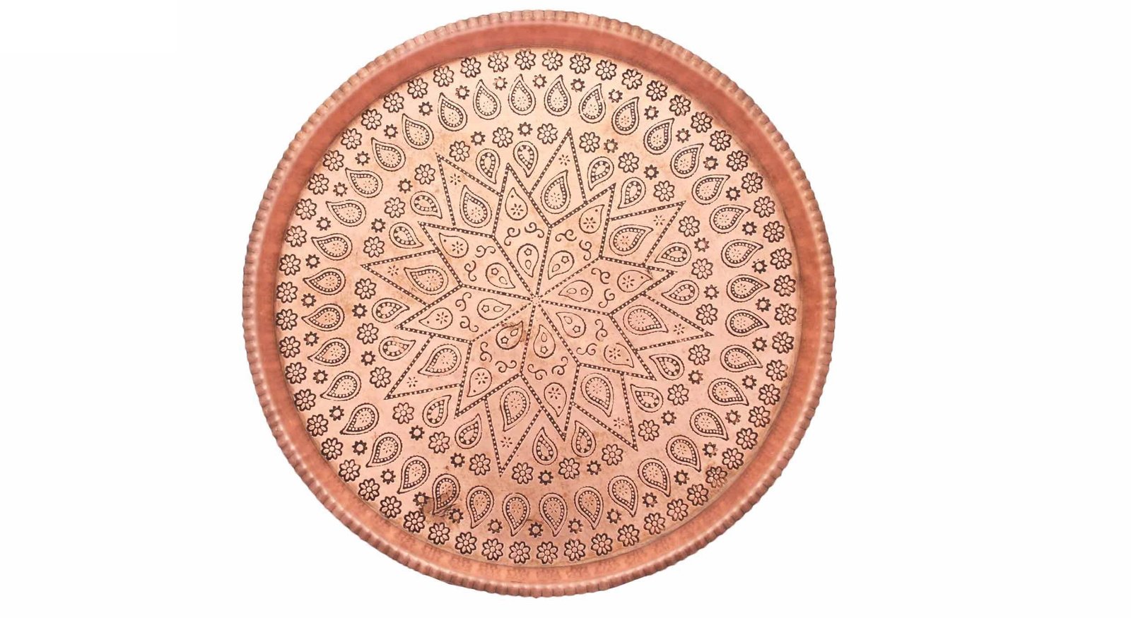 Handicraft Copper tray model F402, persiska hantverk koppar, hantverk koppar, koppar hantverk