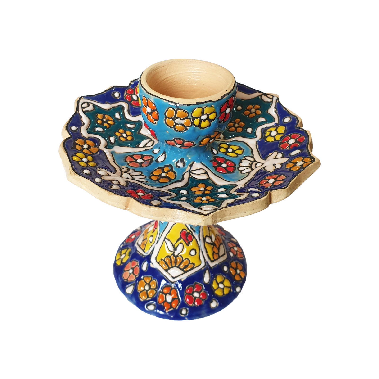 Enamel Handicraft pottery Candlestick and mirror and bowl code MC21 set 10 pcs,buy enamel plate,buy enamels,buy blue enamel,buy traditional enamel,buy dishes,decoration plates,decoration dishes,decoration pot