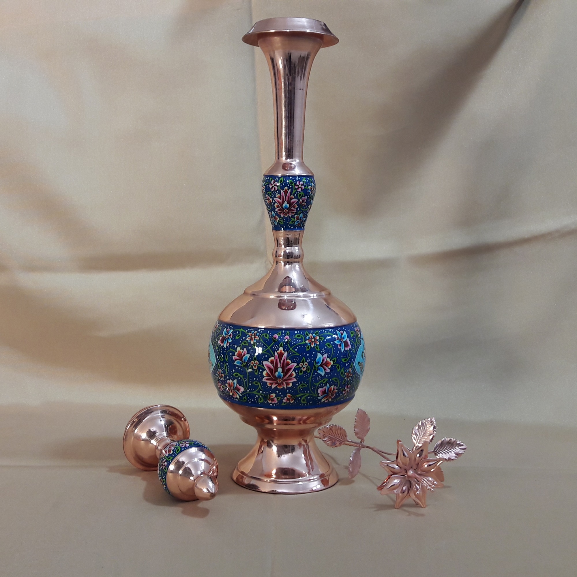Handicraft Copper Pitcher naghashi design model PT41,handicrafts copper,copper handicrafts