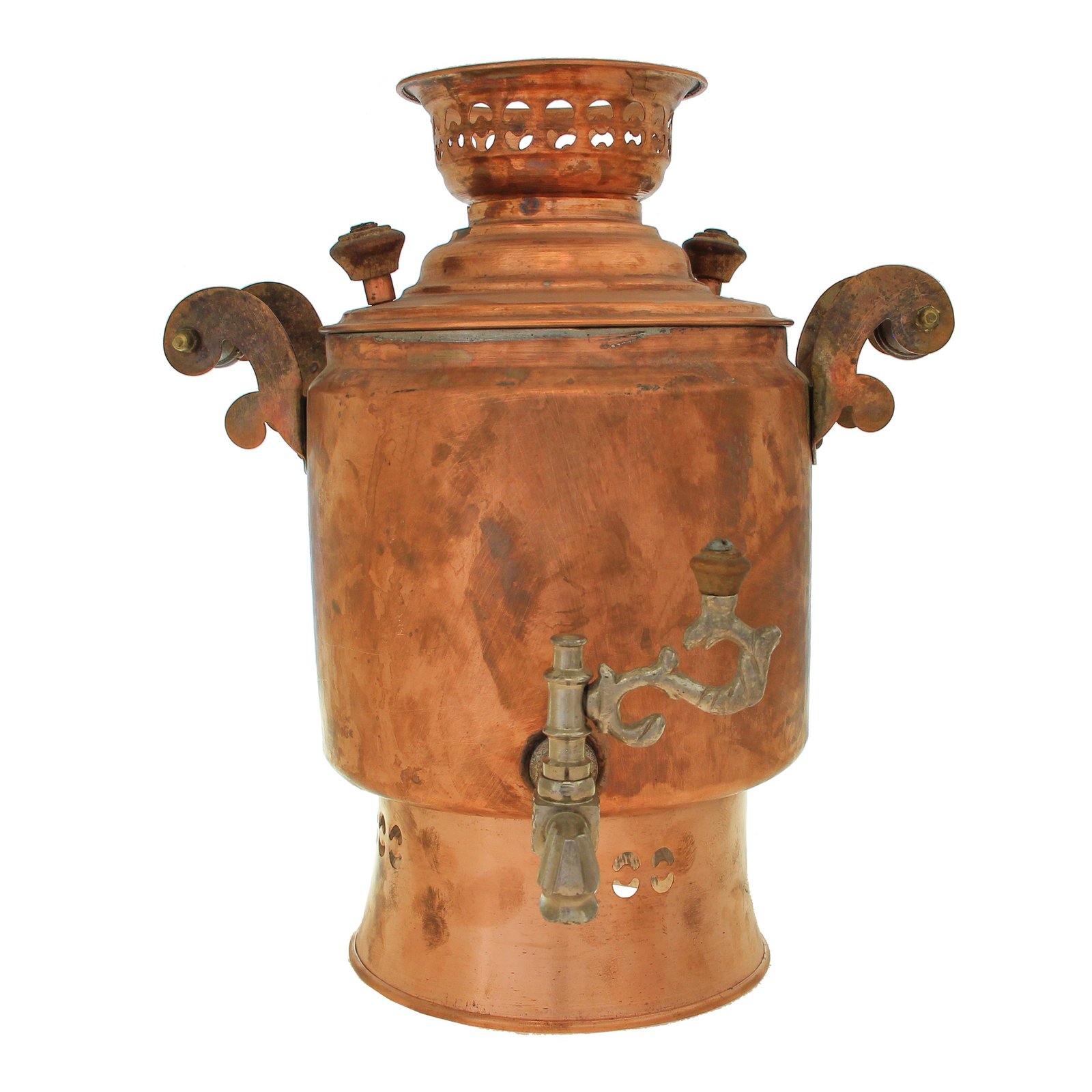 Handicraft Copper Samovar Rectangular model code 4331, comprar artículos de cobre, comprar artesanías de cobre