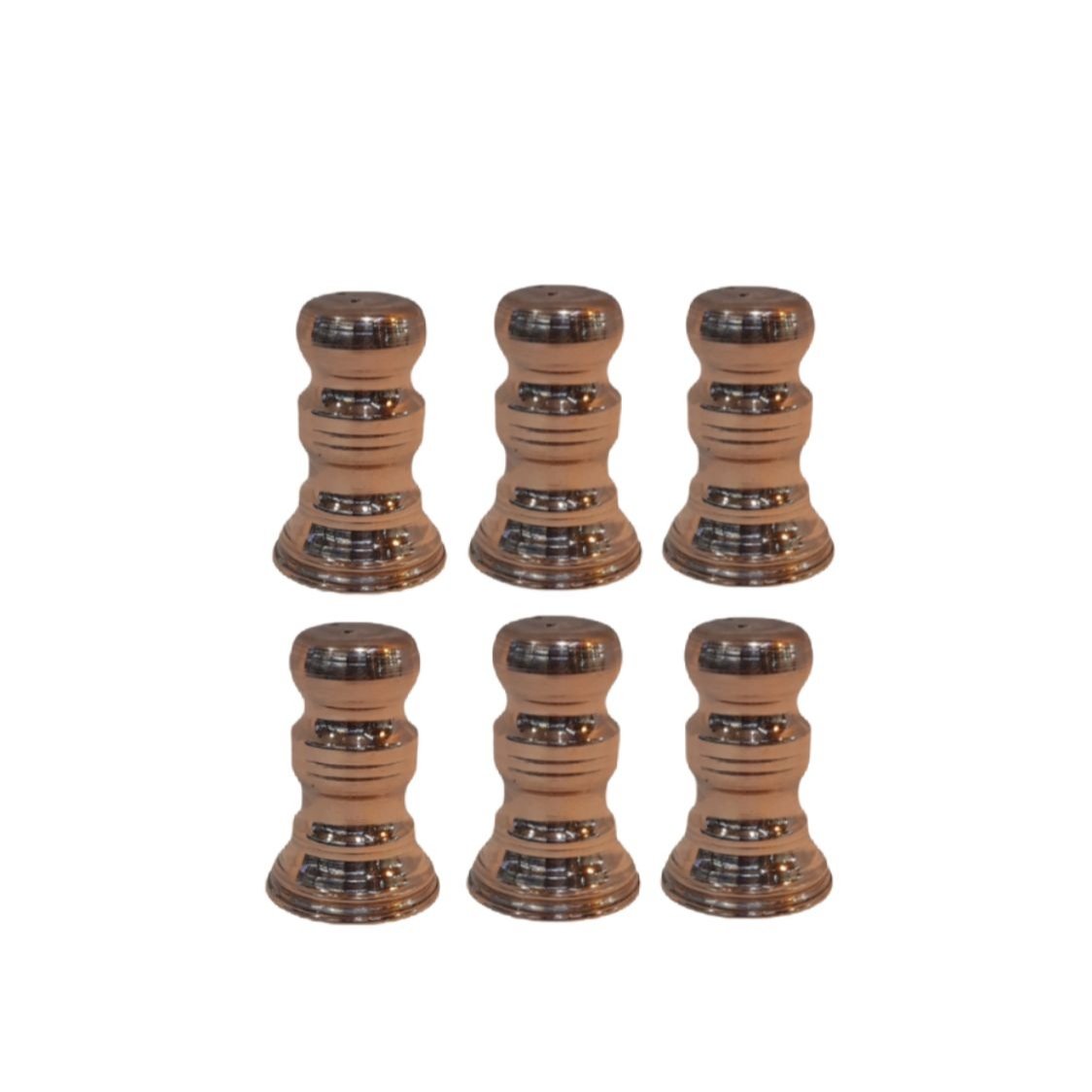 Handicraft Copper Spice container model Rokh set 6 pcs,buy copper things,buy copper stuff