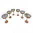 Handicraft Copper bowl Hammer model code 55555 Set 6 pcs,Preis Kupfer,Preis Kupfergeschirr