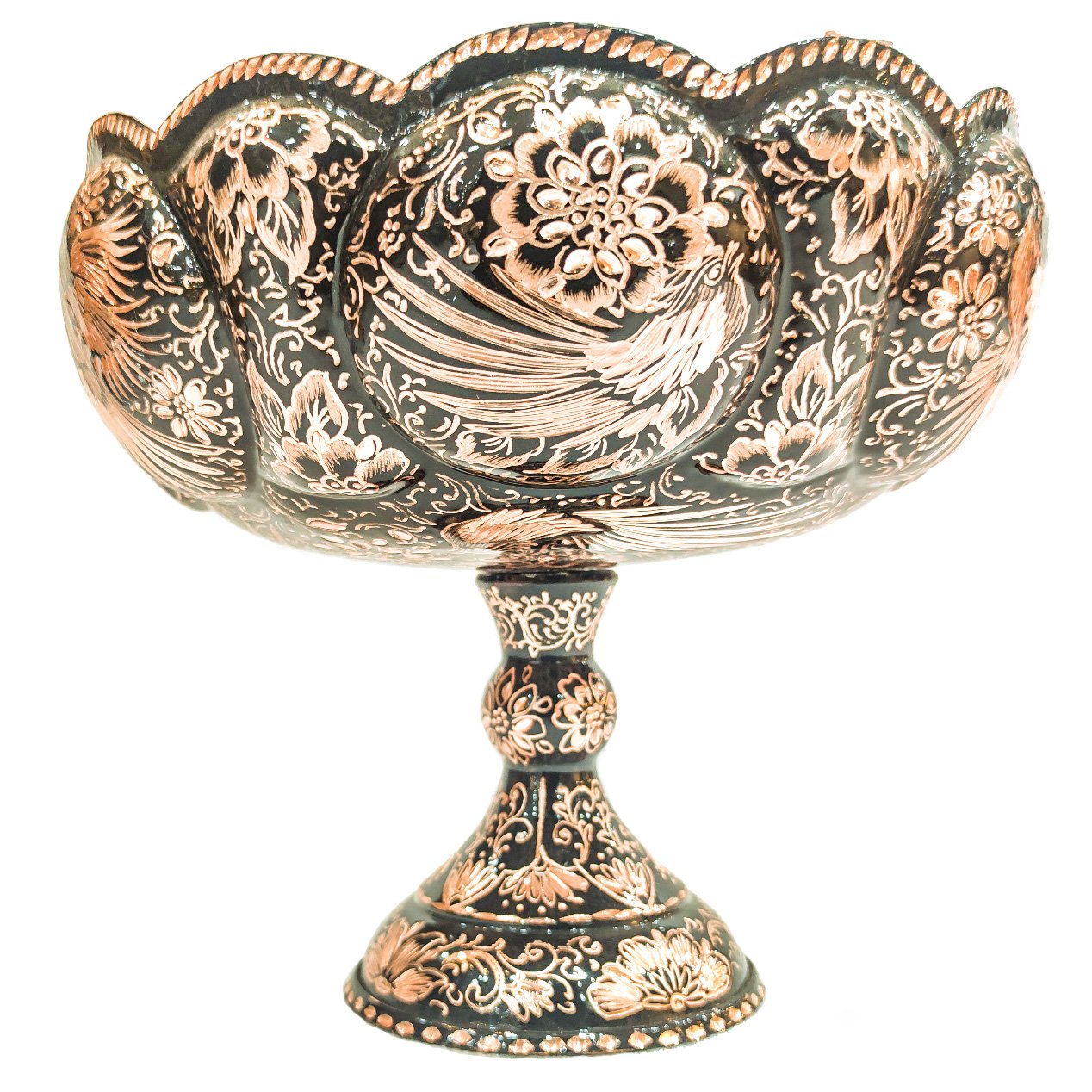 Handicraft Copper bowl barjasteh design diamond shaving code 25,price of copper dishes,price of copper handicrafts