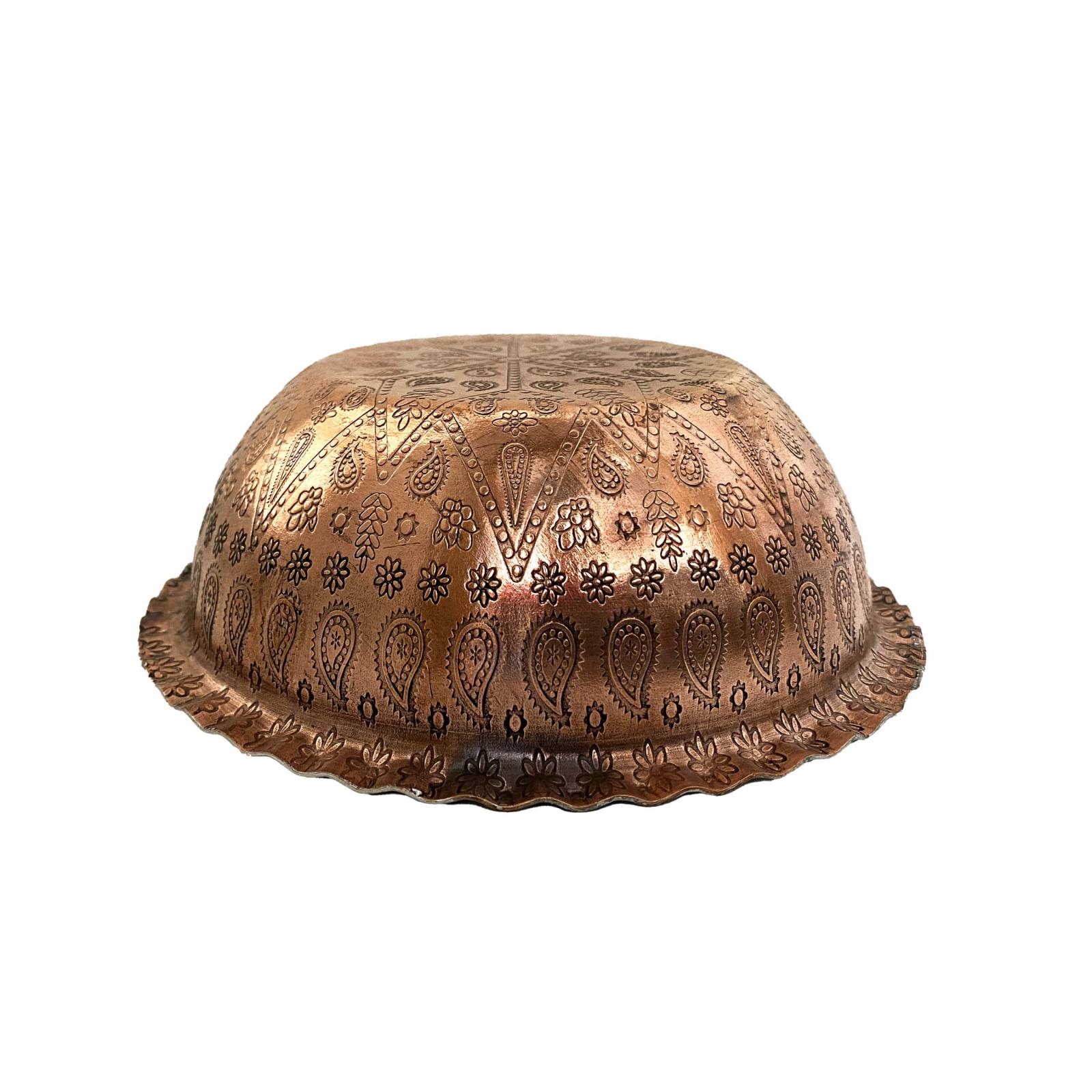 Handicraft Copper bowl toranj design code 1200 set 6 pcs, pris på kobber retter, pris på kobber håndverk