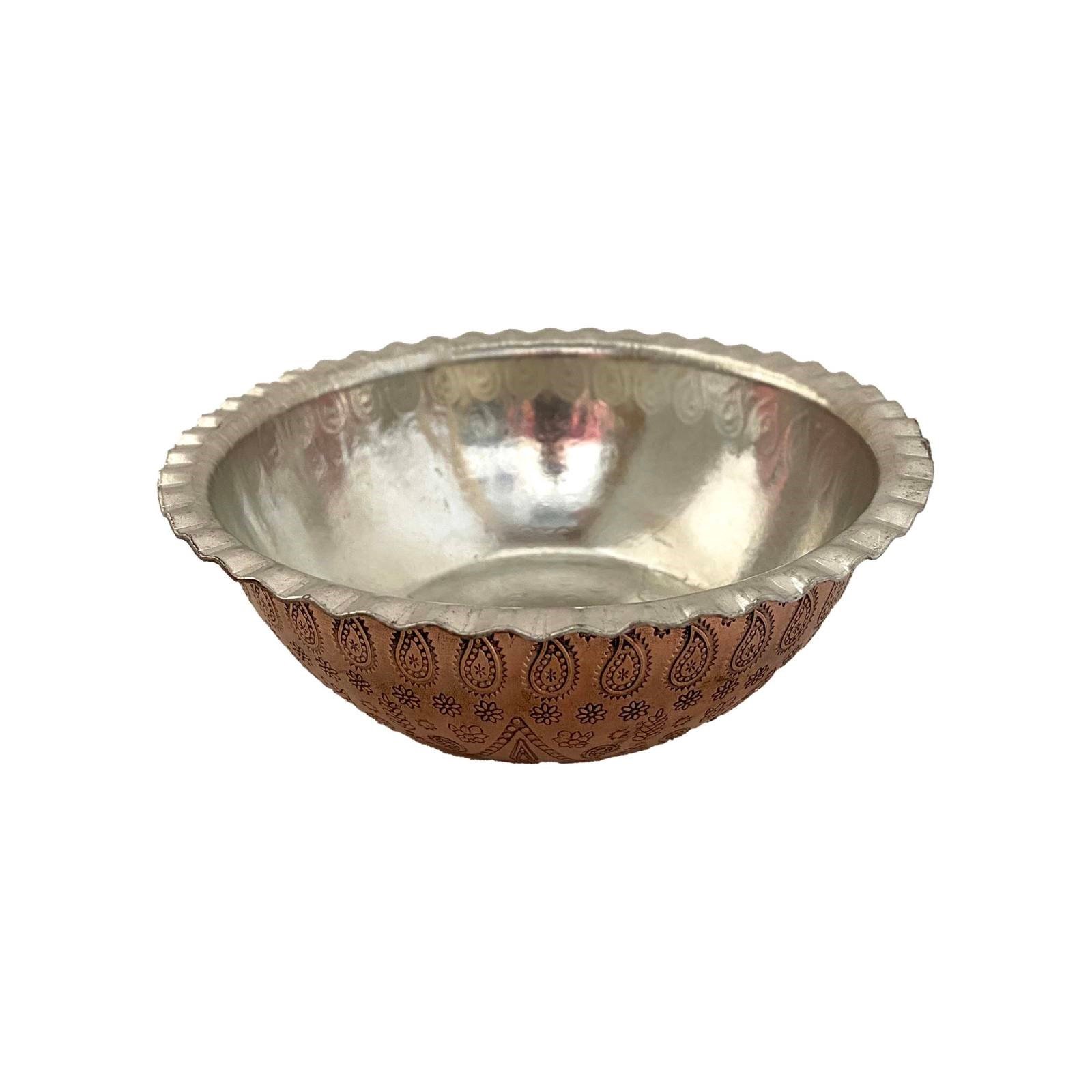 Handicraft Copper bowl toranj design code 1200 set 6 pcs, pris på kobber retter, pris på kobber håndverk