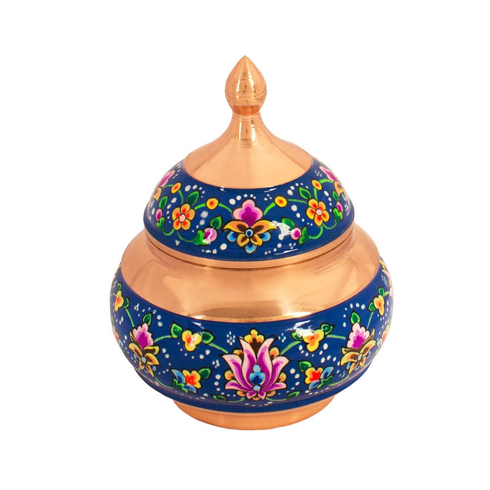 Handicraft Copper container Code 101,price of copper spoon,price of copper pot