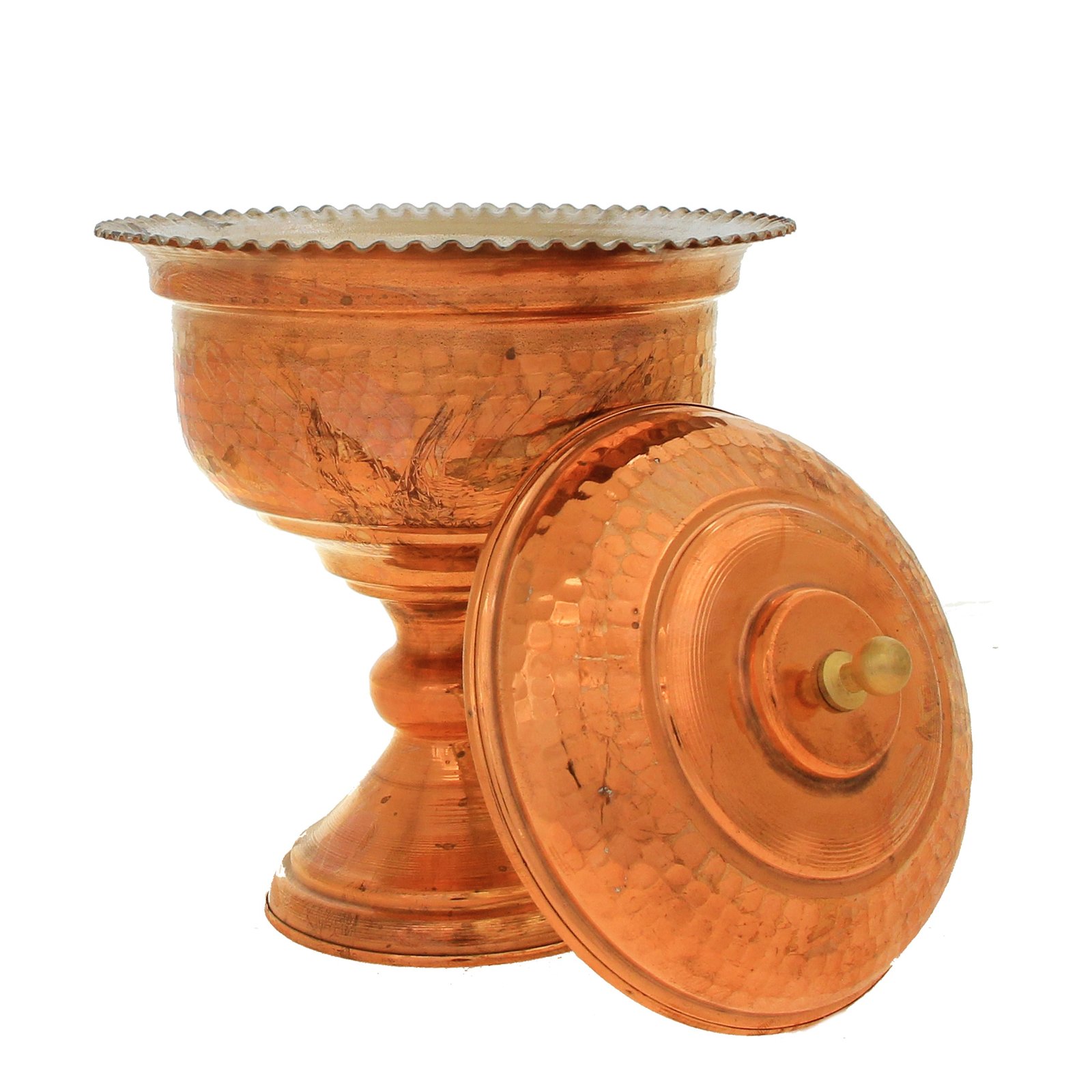 Handicraft Copper container Code 4637, precio de cobre, precio de platos de cobre