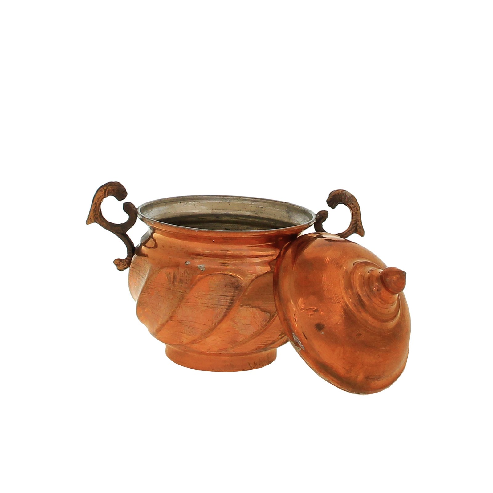 Handicraft Copper container Model Kajrah Code 4582,copper handmade price,persian copper goods