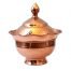 Handicraft Copper container Rose design code GNRA1,price of copper handmade,price of copper glasess