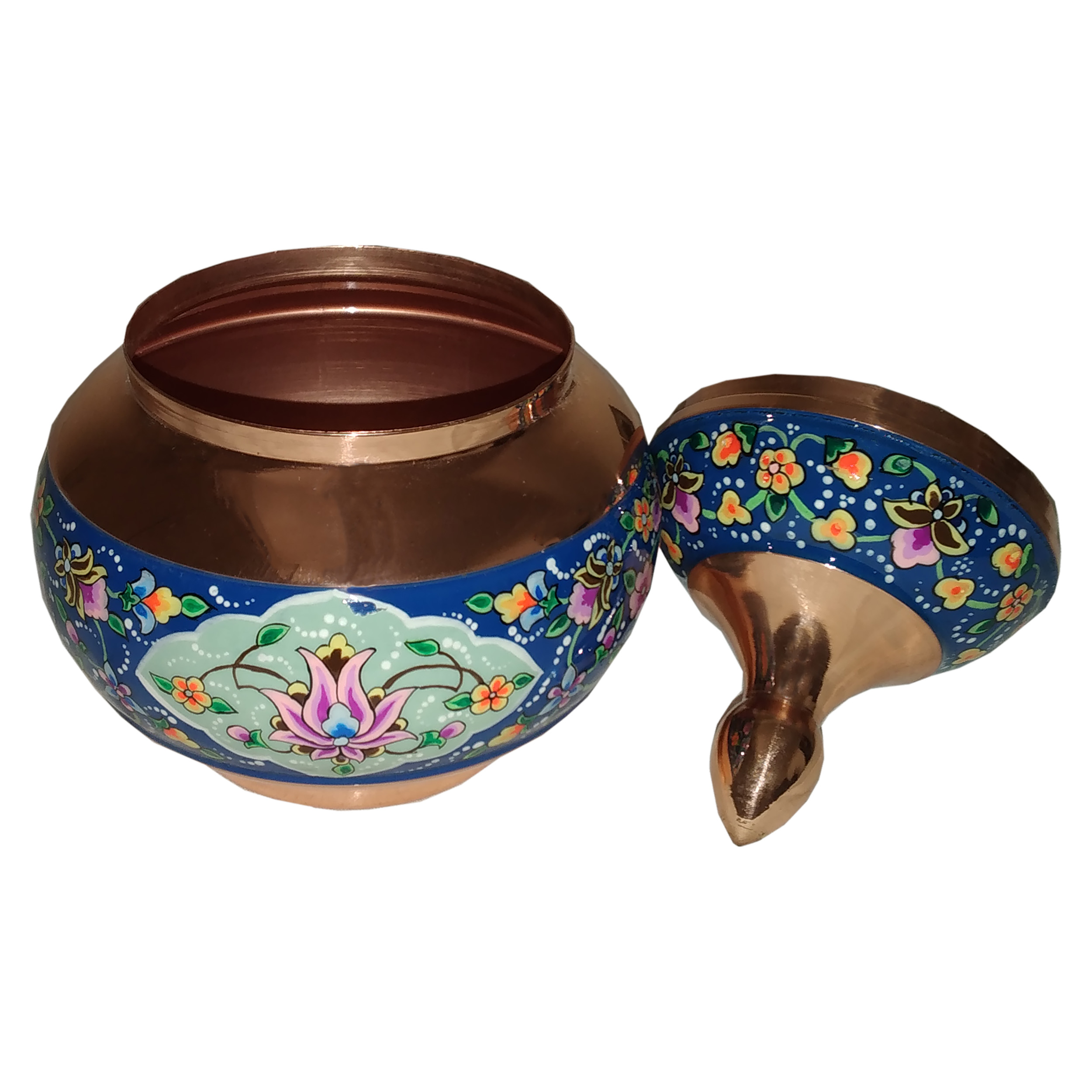 Handicraft Copper container model pardaz code sh020,buy copper stuff,buy copper handmades
