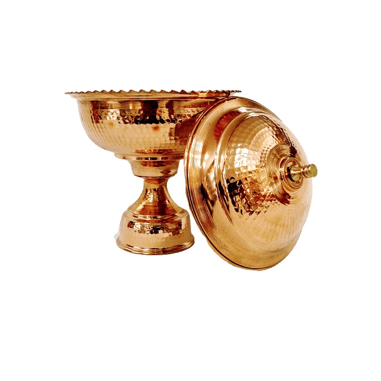 Handicraft Copper container single base model code AZ_C01, preço da colher de cobre, preço do pote de cobre