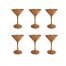 Handicraft Copper cup code 134 set 6 pcs, pris koppar, pris på koppar tallrikar, pris på koppar hantverk