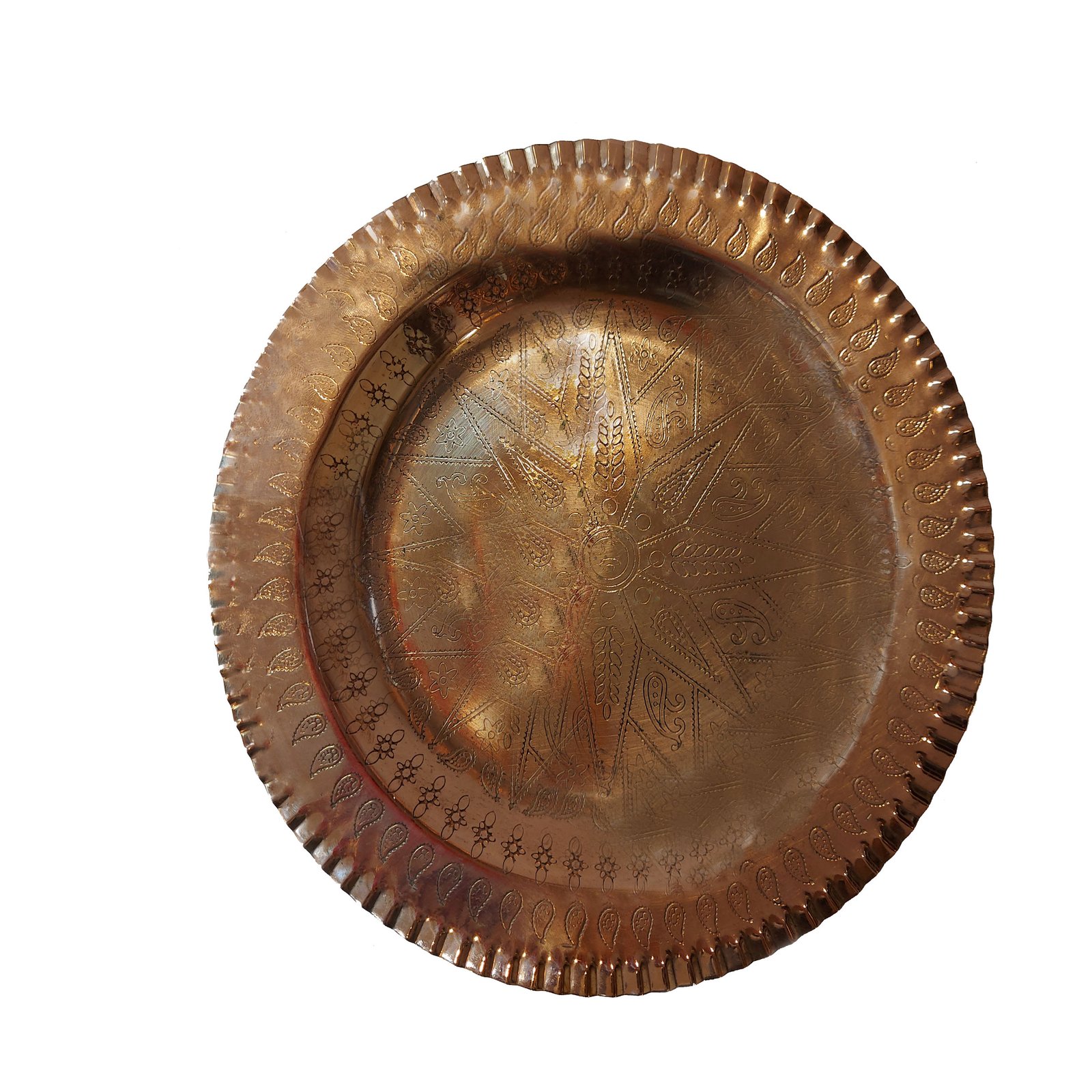 Handicraft Copper dish Model termeh Code 120,price of copper dishes,price of copper handicrafts